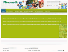 Tablet Screenshot of neomedic.co.uk